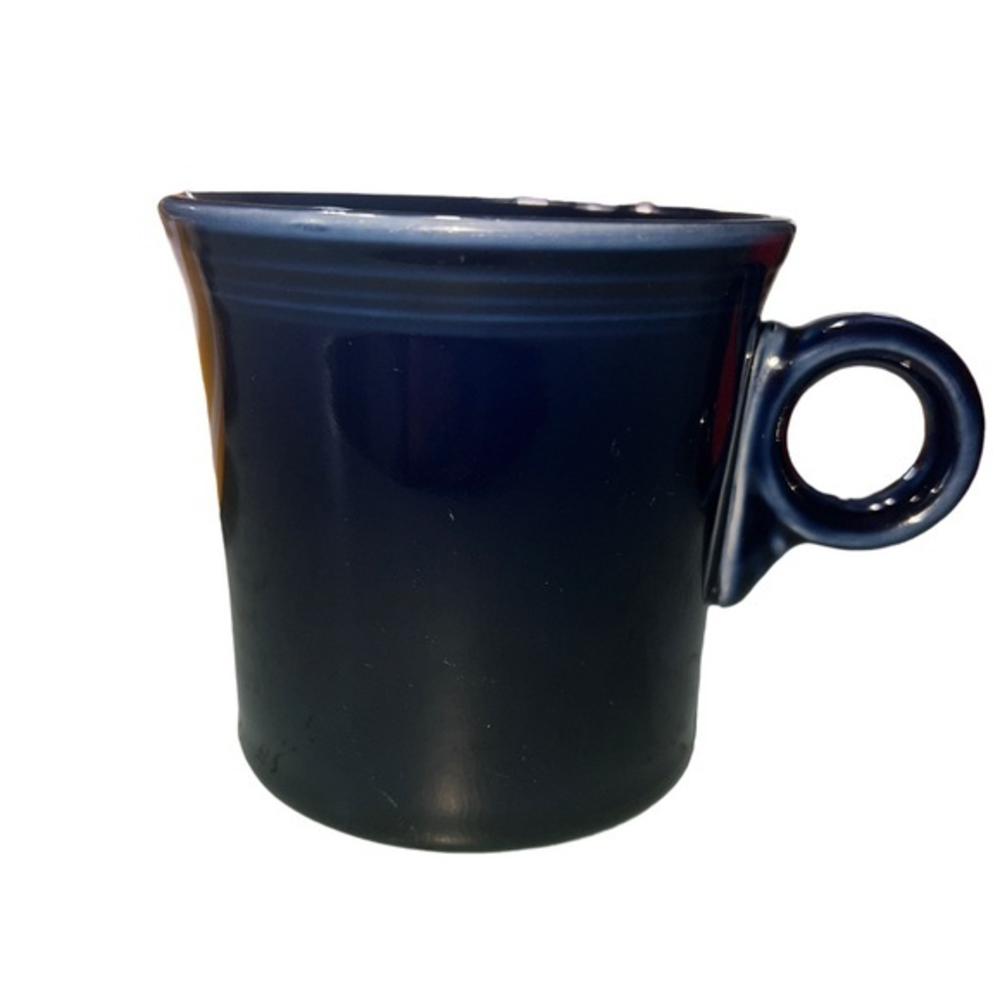 Fiestaware Fiesta Tom & Jerry Ring Handle Mug Cup‎ Cobalt Blue Navy